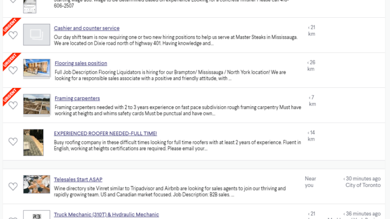 Old Kijiji Search Results Page