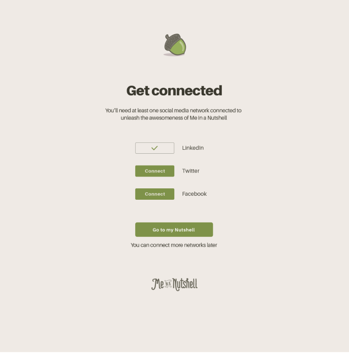 MiaN Sign Up Interface
