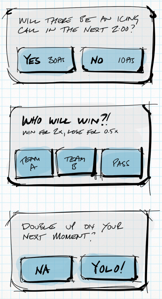 Conceptual sketch - Progression rewards to increase engagement