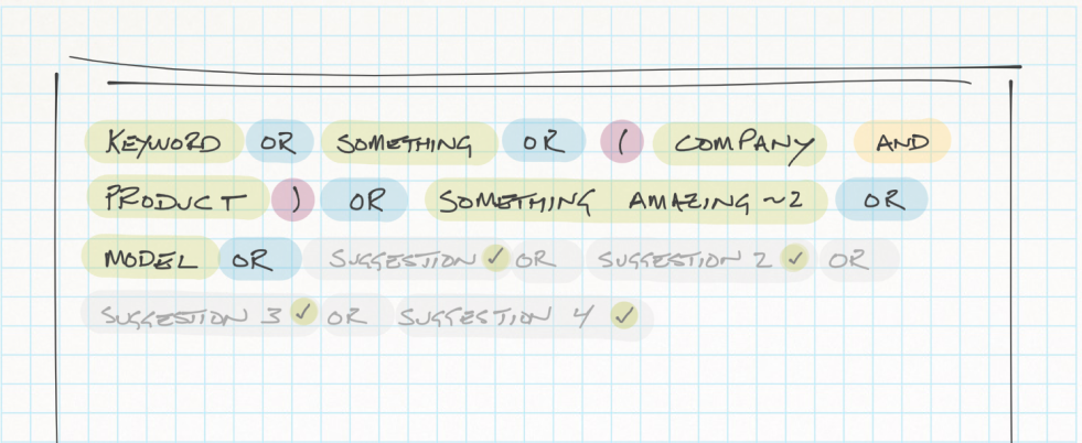 Suggestions Concept Sketch